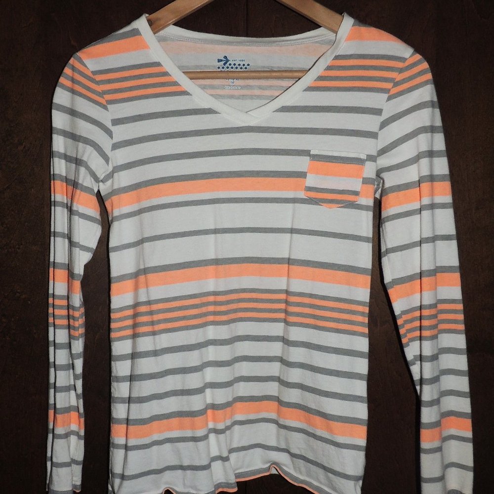 Old Navy - Girl's Striped Long Sleeve Tee